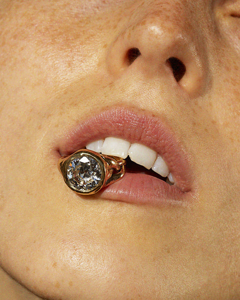 Ceremonial Ring II - Diamond Engagement Ring - Pamela Love