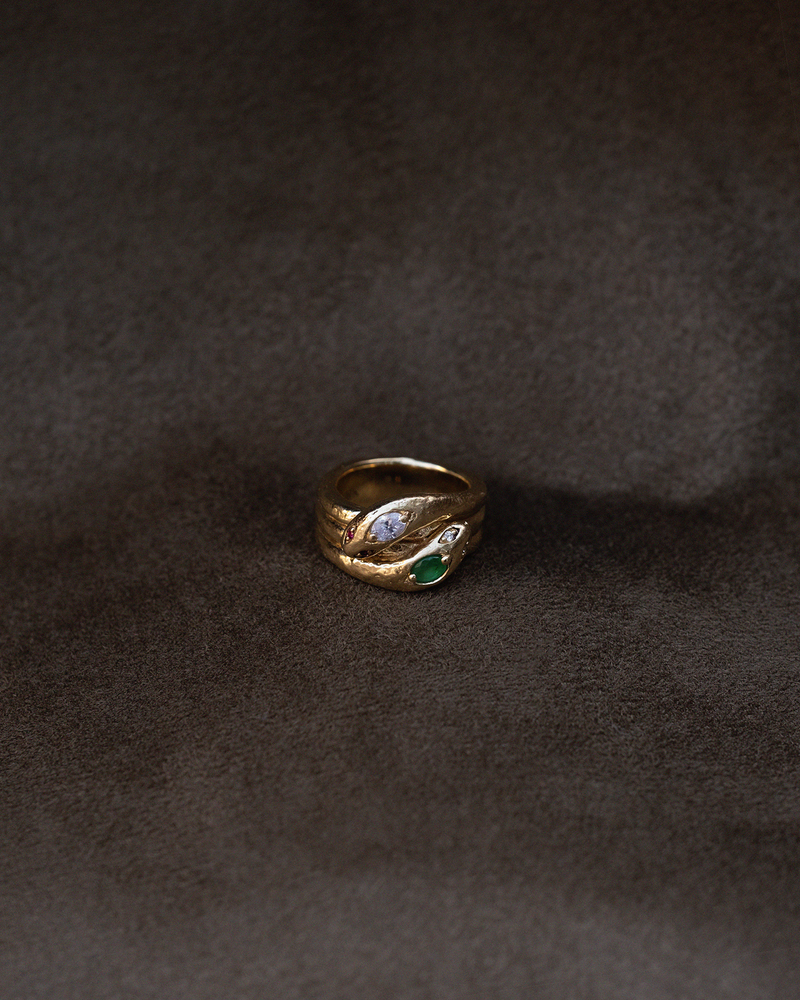 Double Serpente Ring