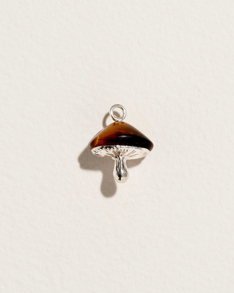 Inlay Mushroom Charm