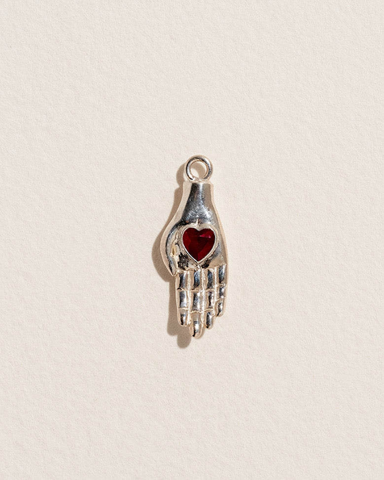 Heart in Hand Charm