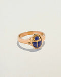 Inlay Scarab Ring