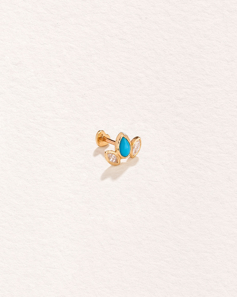 Marquise Pear Stud