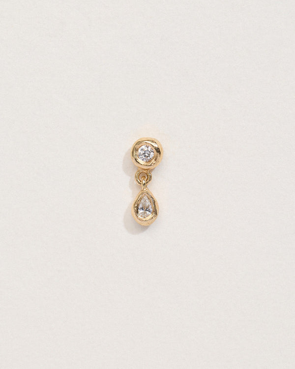 Dot Tear Drop Stud