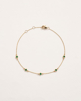 Emerald Station Bracelet