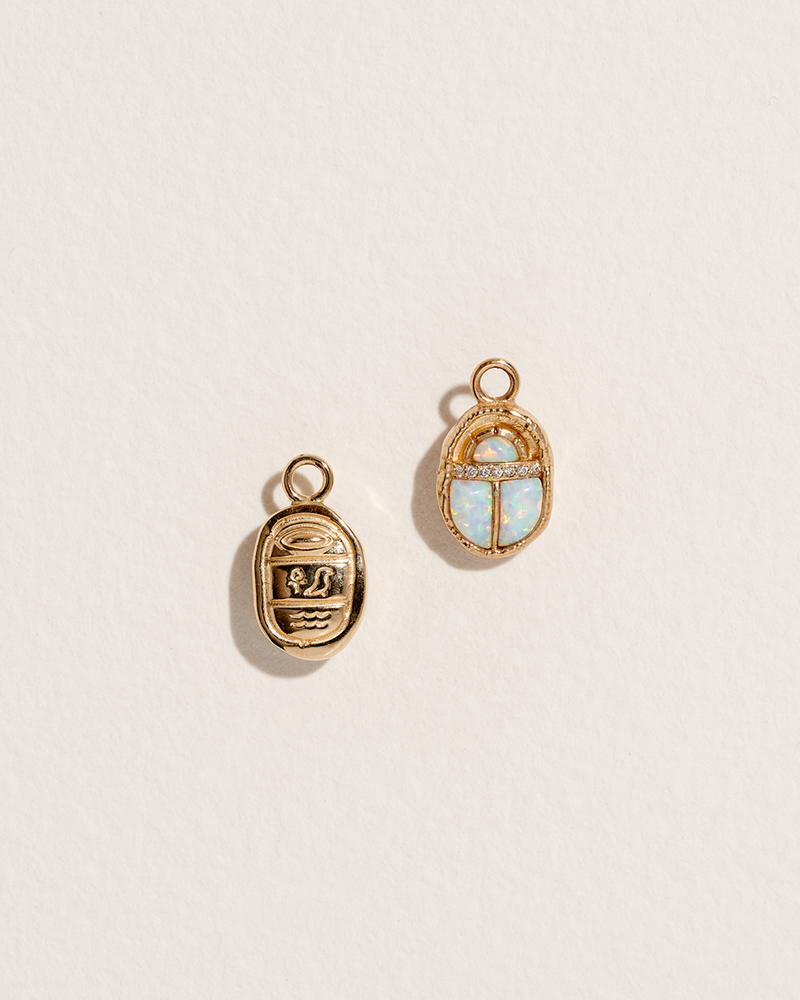 Pavé Scarab Charm