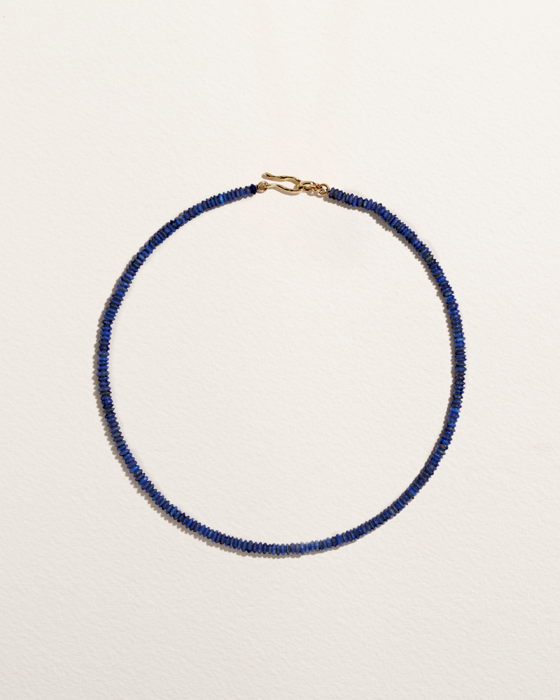 Lapis Rondelle Chain