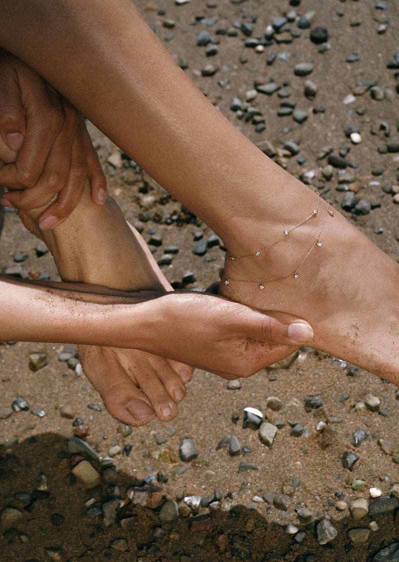 Molten  Droplet Anklet