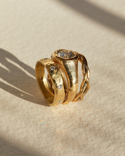 Ceremonial Ring XII - Diamond Engagement Ring - Pamela Love