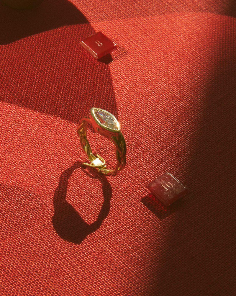 Louis Vuitton Nanogram Ring Gold Metal. Size S