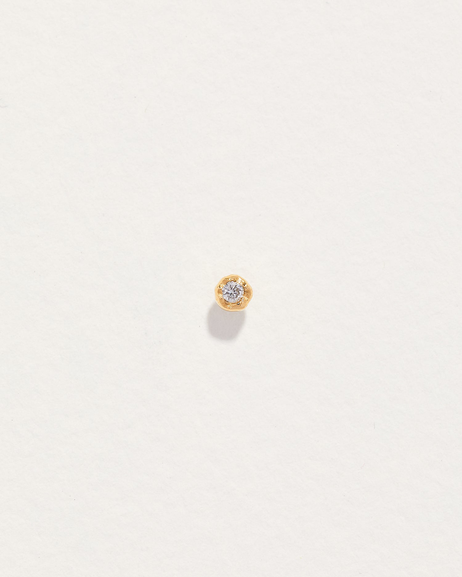 Petite Diamond Nugget Stud Earring - Pamela Love