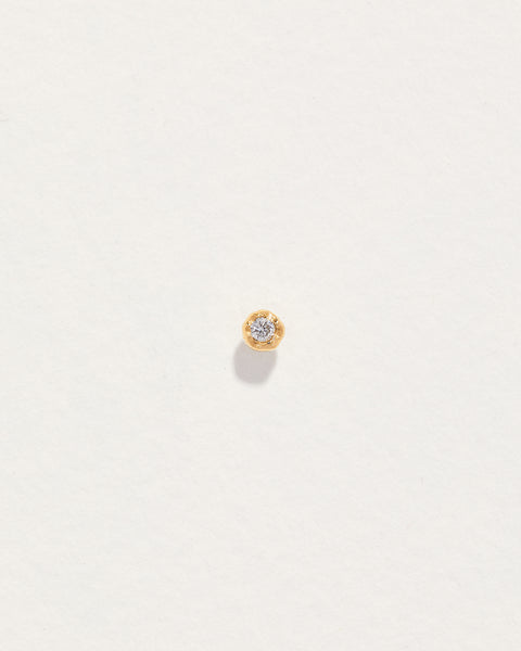 Petite Diamond Nugget Stud Earring - Pamela Love