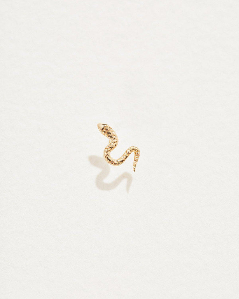 Stone and Strand Serpent Stud