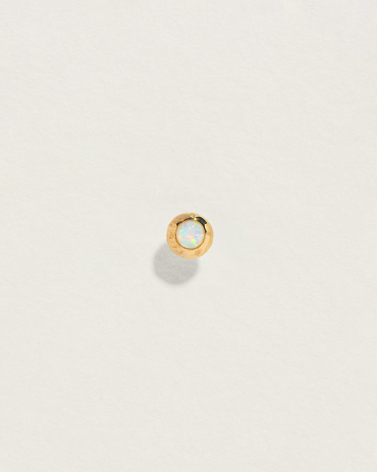 opal stud earring